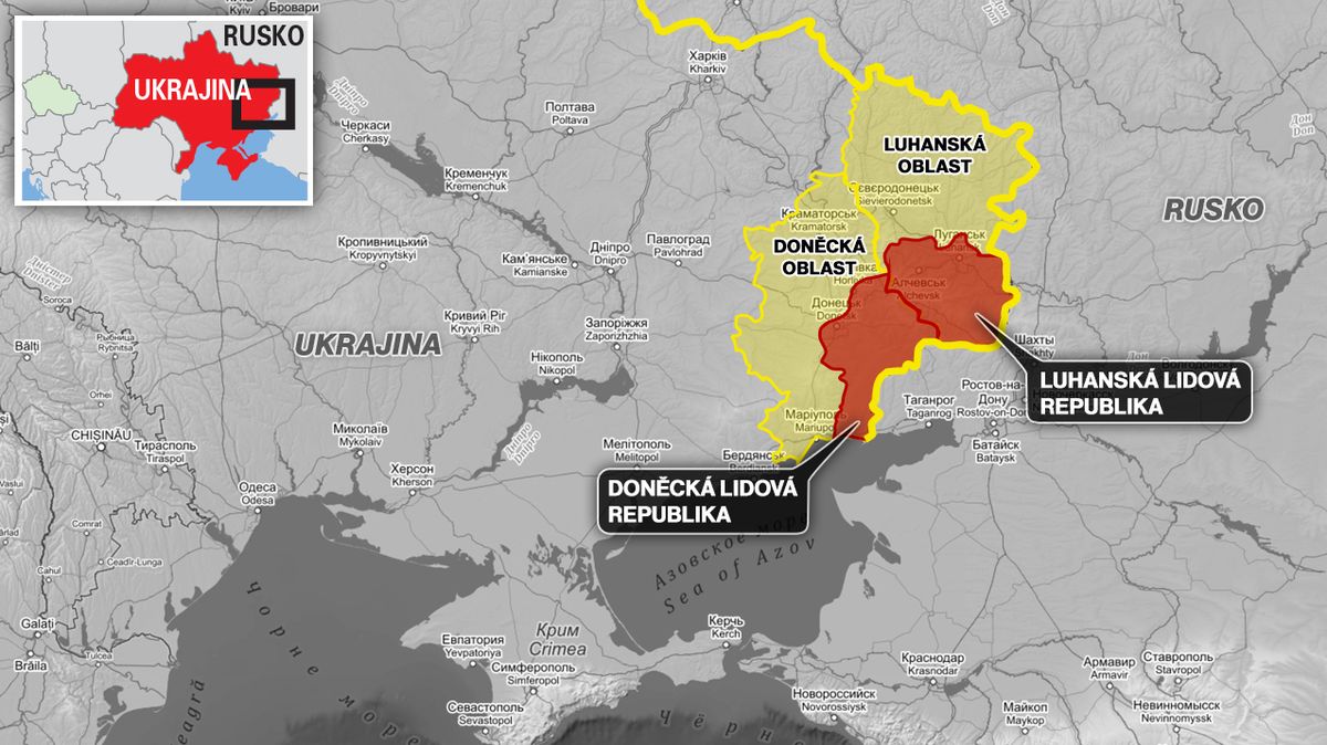 Kde probíhají nejtvrdší boje na Ukrajině
